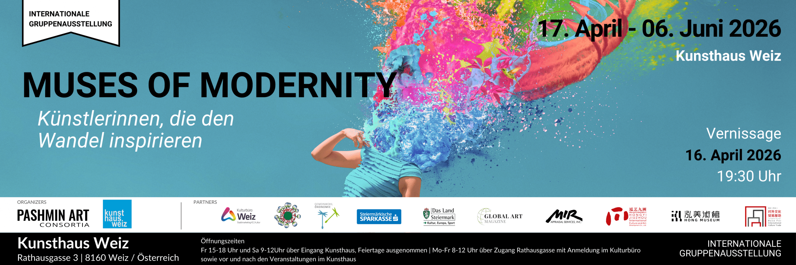 Banner- Weiz 2026 - Muses of Modernity-DE